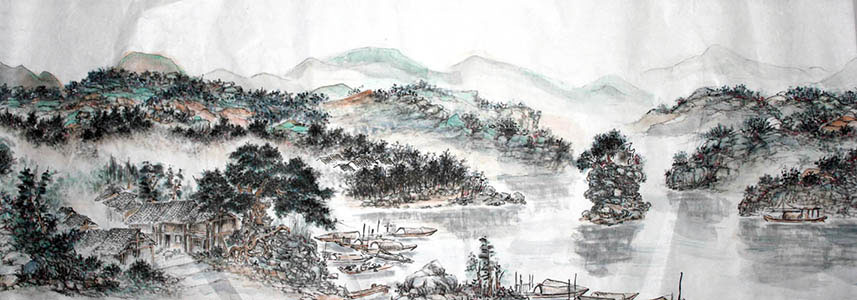 陈伍祥潇湘宏图长卷