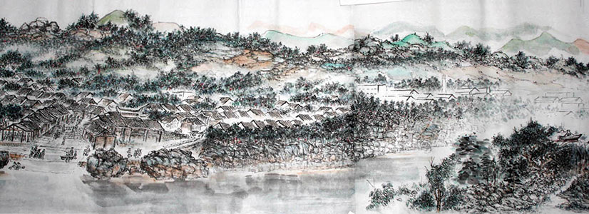 陈伍祥潇湘宏图长卷